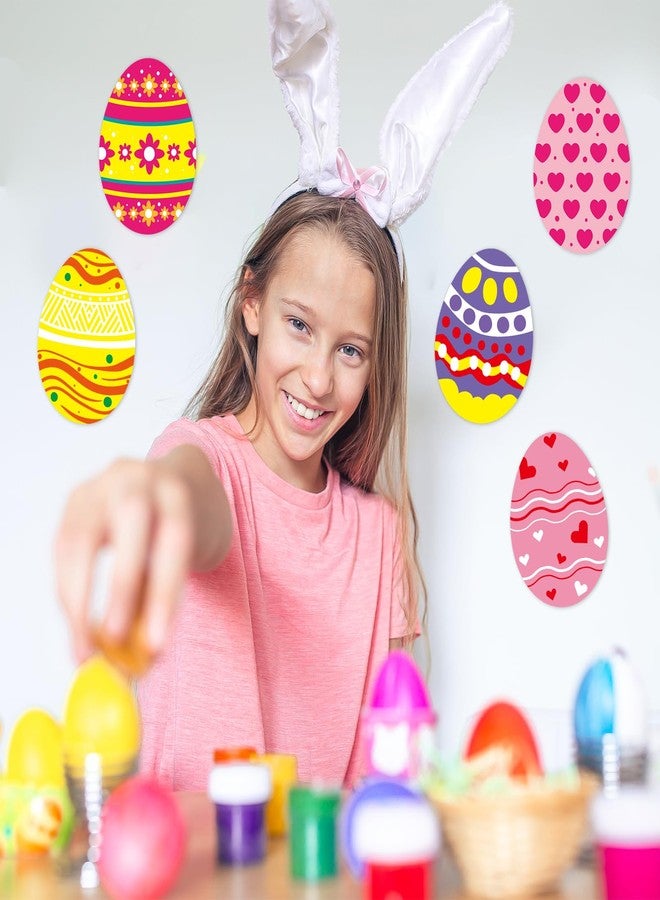 Fancy Land Easter Egg Cutouts for Spring Bulletin Board Classroom Decoration 45Pcs - Image 4