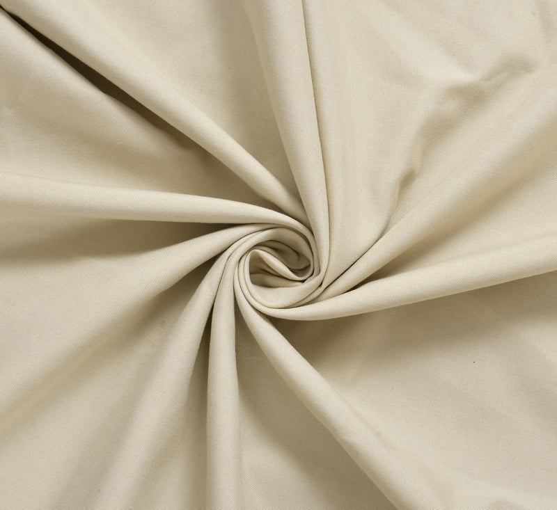 TIB 140 TC Glace Cotton Plain Duvet Cover King Size|Blanket Cover Double Bed|Quilt Cover Double Bed with Zipper 140 GSM, 90x100, Light Grey - Image 3