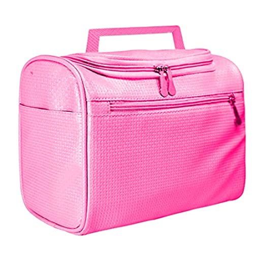 Adbeni Multifunctional Extra Large Cosmetic bag for travel | Waterproof Household Grooming Kit Storage | Makeup Organisers for accessories for men & Women (Pink-07) - Image 1