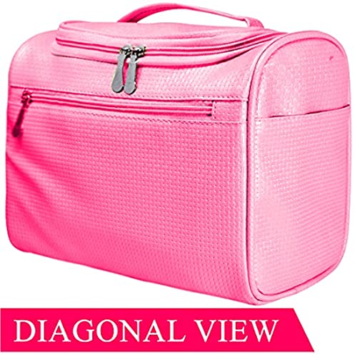 Adbeni Multifunctional Extra Large Cosmetic bag for travel | Waterproof Household Grooming Kit Storage | Makeup Organisers for accessories for men & Women (Pink-07) - Image 5