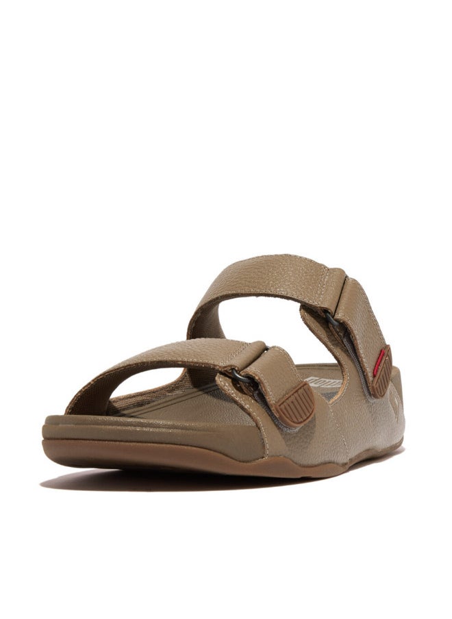 FitFlop - 049-768 Fitflop Mens Sandals L05-A76 Gogh Moc Slide Grey - Image 1