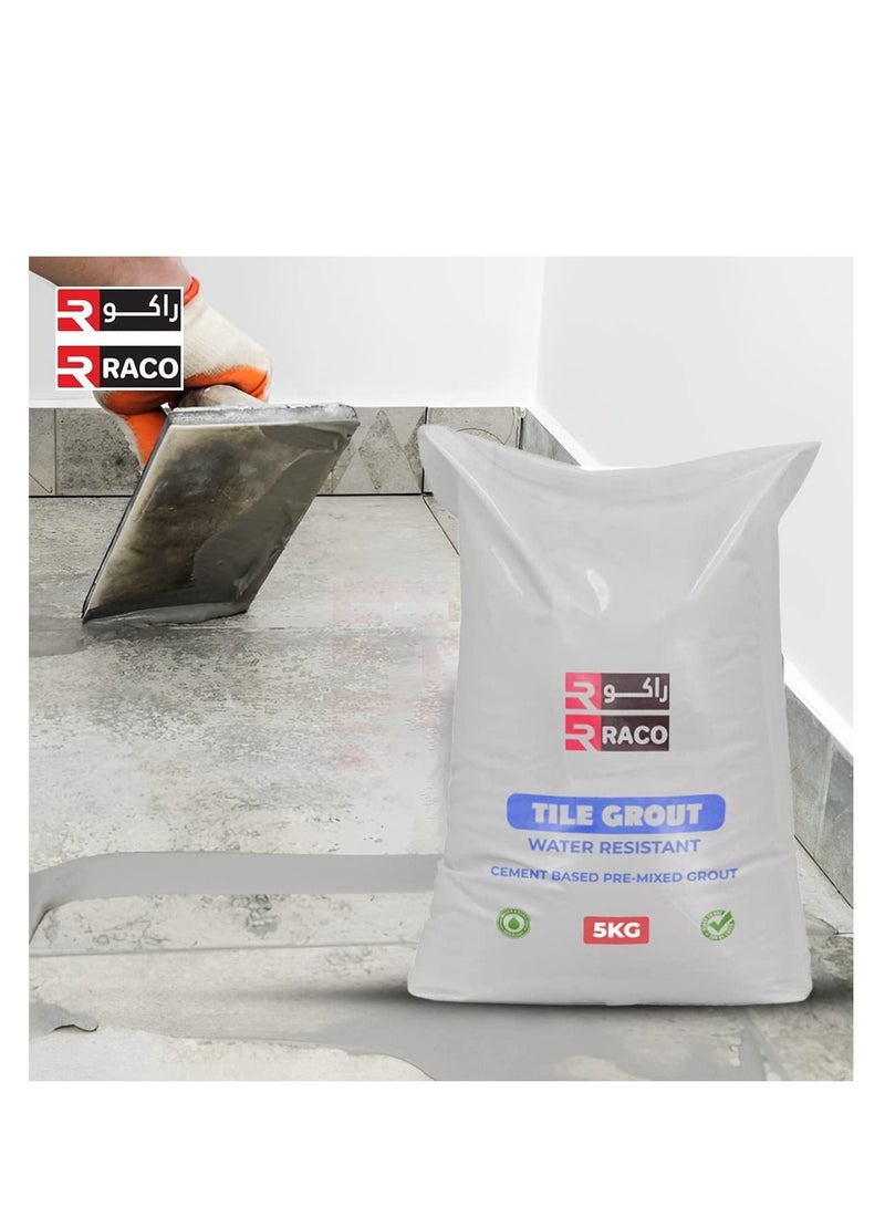 RACO RACO Cement Tile Grout for Filling Tile Joints (5KG, BEIGE)  - Image 4