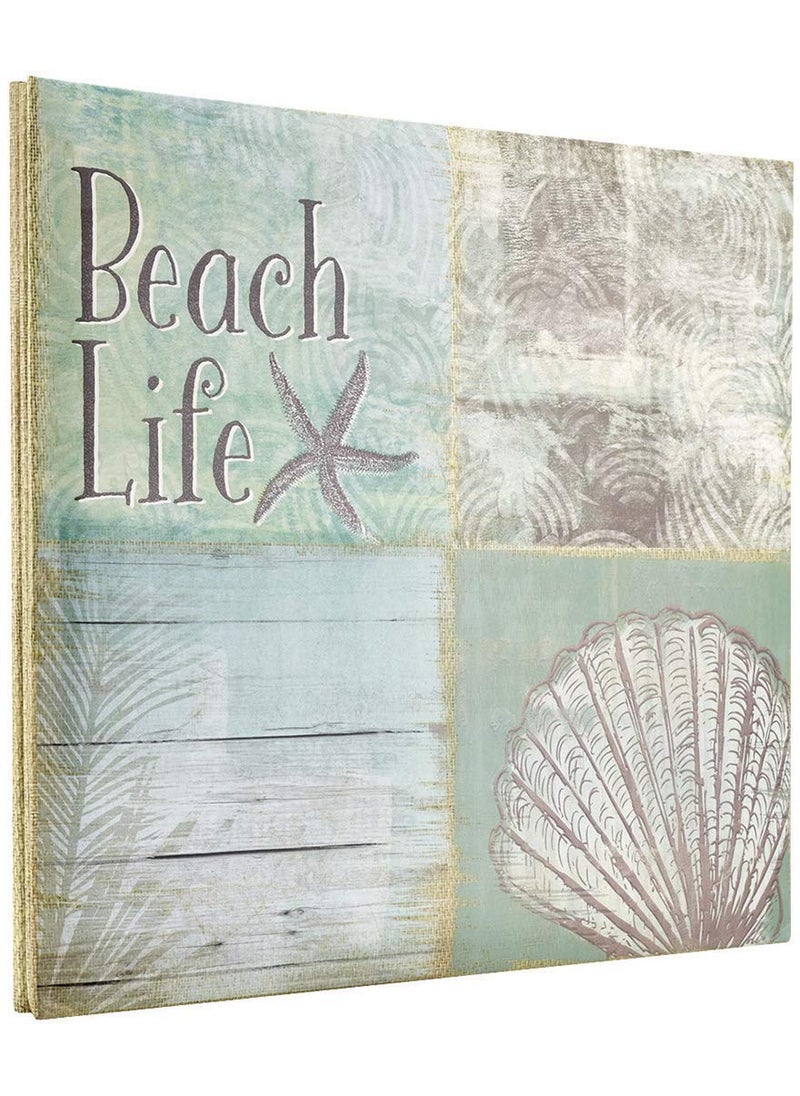 MCS MCS Expandable 10Page Scrapbook Album with 12 x 12 Inch Pages 135 x 125 Inch Beach Life 