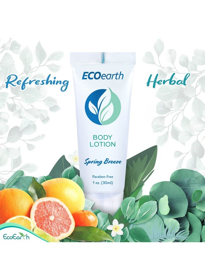 EcoEarth - Soap Shampoo And Conditioner Set (1 Oz Each 150 Pieces Spring Breeze) Hotel Travel Size Body Soaps Kit Delight Guests With Revitalizing & Refreshing Hospitality Toiletries In Bulk - Image 1