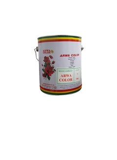 Arwa Arwa Color Wood Varnish for Furniture Wooden Hardware (1 US Gallon TRANSPARENT 501)  - Image 1