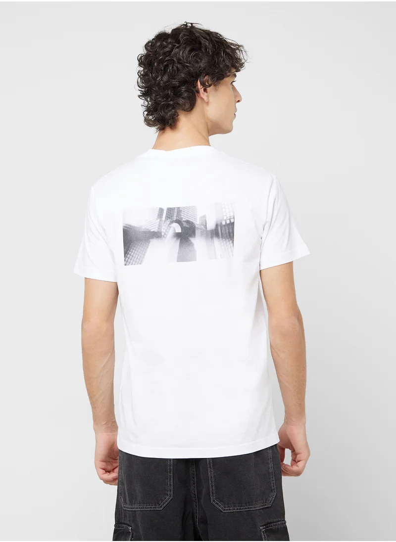 Calvin Klein Jeans City Grid Crew Neck T-Shirt