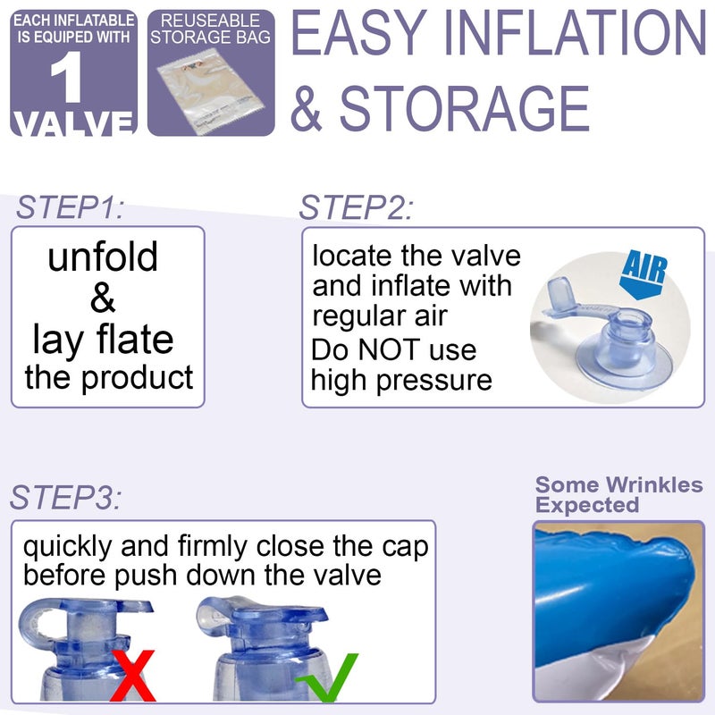 Jet Creations Inflatable Aquatic Animal Shark, Pack of 4, 24 inch, Pool Toys, Photo Prop, Theme Party Centerpiece, VBS, Decoration, Hangers (2) per Sharky - Image 3