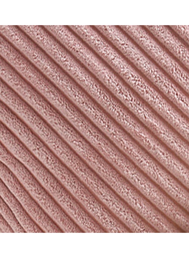 Fancy Homi أغطية وسائد مزخرفة بلون وردي فاتح من فانس هومي - عبوة من 2 - 18x18 بوصة لغرفة المعيشة والأريكة والسرير، ديكور منزلي ريفي بوهيمي، غلاف وسادة مربع ناعم من قماش الكوردuroy بتصميم باتش وورك 45x45 سم - Image 5