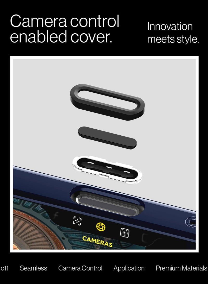 Ultra Hybrid T MagFit for iPhone 16 PRO Case Cover [Camera Control Button Cover] with MagSafe [3D Spatial Effect with Hexa-Layer Print] - C11 Fearless