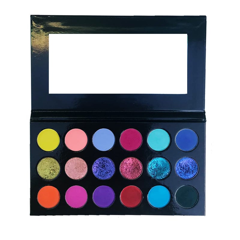 SZDYM SZDYM 18 color eyeshadow palettevegan eye shadow with special colors eyeshadow cosmetic Matte duochrome eyeshadow make up1 