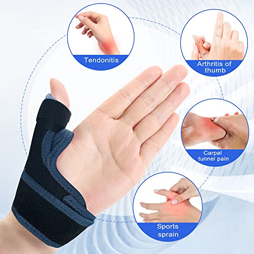 VISKONDA Thumb Brace Spica SplintCMC Joint Thumb Support Brace for Arthritis Pain ReliefDe Quervains TendonitisSprainsStrainsTrigger Thumb ImmobilizerLeft or Right HandsMedium - Image 5