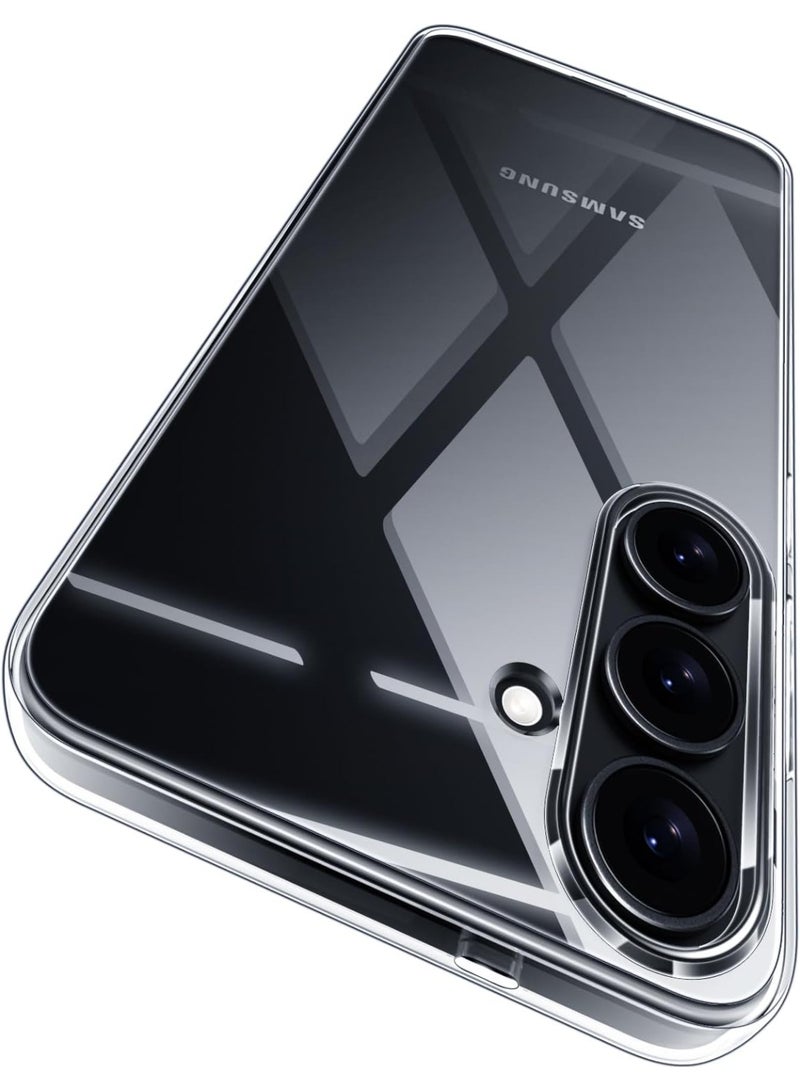 Premium Samsung Galaxy S25 Plus Case Clear Slim Fit Ultra-Thin Super Soft TPU S25 Plus Phone Cover Light Protective Anti-Slip Grip Scratch Resistant Shockproof Phone Cases for Galaxy S25 Plus - Image 1