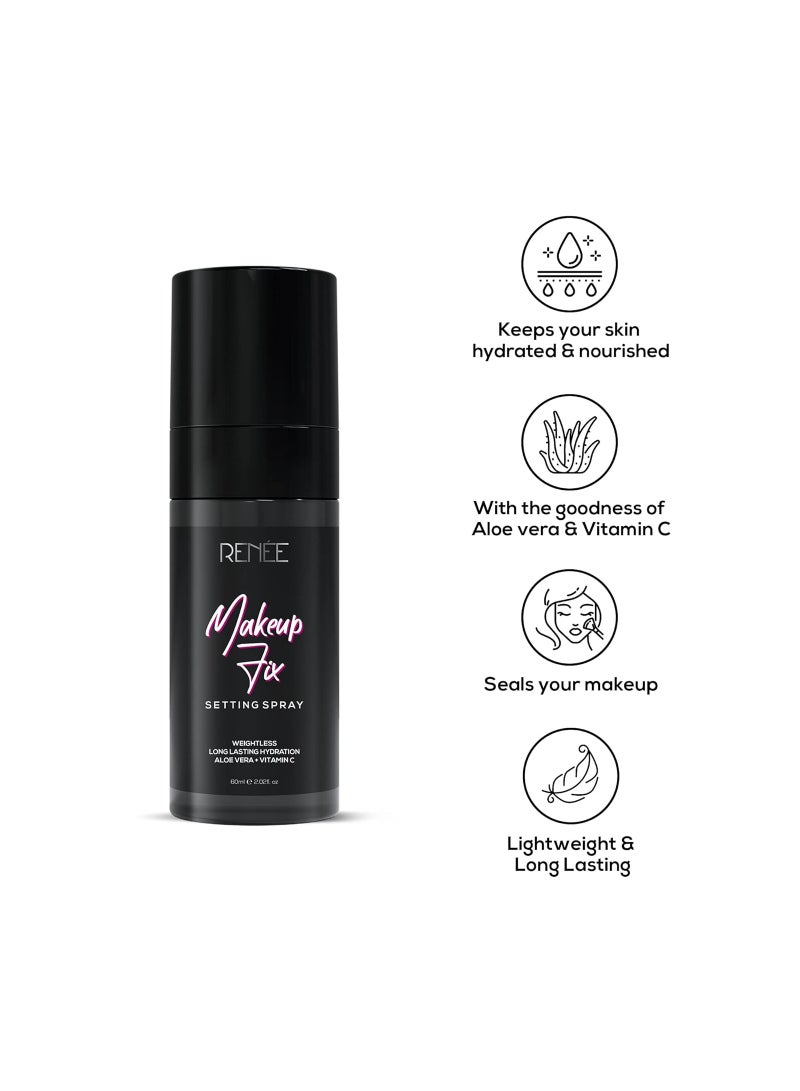 Renee RENEE Makeup Fixer Setting Spray  Infused With Aloe Vera Niacinamide - Image 3