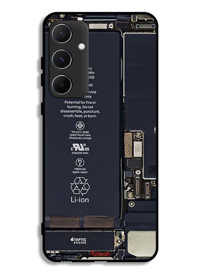 Tolwak Samsung Galaxy A55 5G Protective Case Cover Phone Circuit Pattern  - Image 1