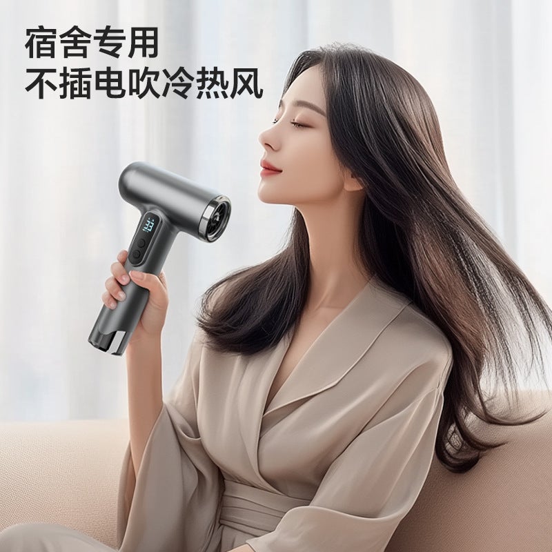 Wireless Hair Dryer with Blue Light and Ionic, 200W, 3 Speed Settings - Image 2