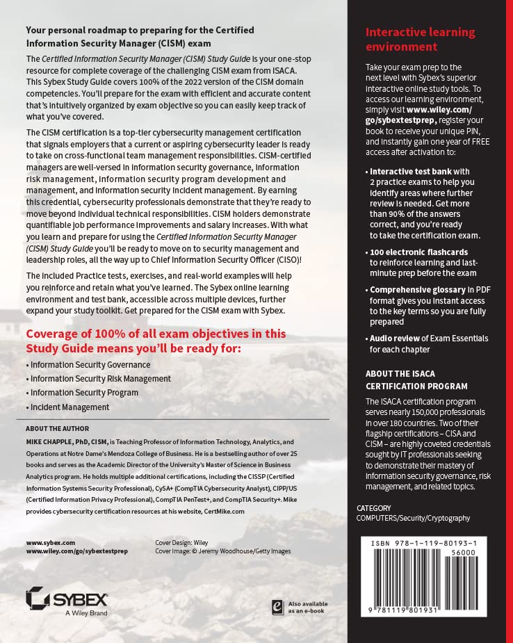 Cism Certified Information Security Manager Study Guide - Image 2
