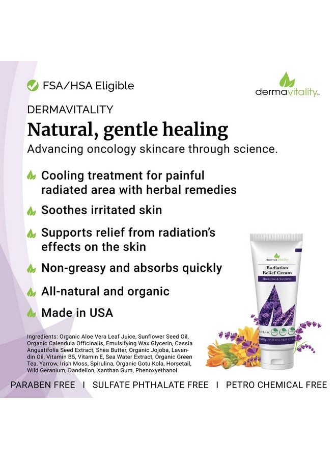 UltimateVitality UltimateVitality Radiation Burn Relief Cream - Calendula Cream for Radiation Patients, Natural, Organic, Paraben, Pthalate Free - 6 ounces  - Image 3