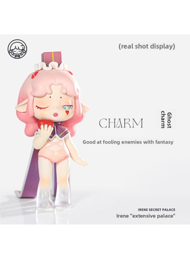 Genuine IRENE IRENE Youyu Secret Palace Series Dark Trend Toy Gift Hand Doll Blind Box Wholesale-Color:The Little Parrot Bebe Will Have One At Random In The School Sports Meeting (8 For The Whole Set And 1 For Repetition)  - Image 3
