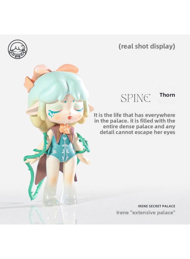 Genuine IRENE IRENE Youyu Secret Palace Series Dark Trend Toy Gift Hand Doll Blind Box Wholesale-Color:The Little Parrot Bebe Will Have One At Random In The School Sports Meeting (8 For The Whole Set And 1 For Repetition)  - Image 5