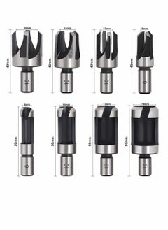 Y&D Wood Plug Cutters, 8 Pcs Cutter Drill Bit Set, 5/8" 1/2" 3/8" 1/4" Straight and Tapered Taper Cutting Tool Cork Woodworking Claw Hole Saw for  - Image 3