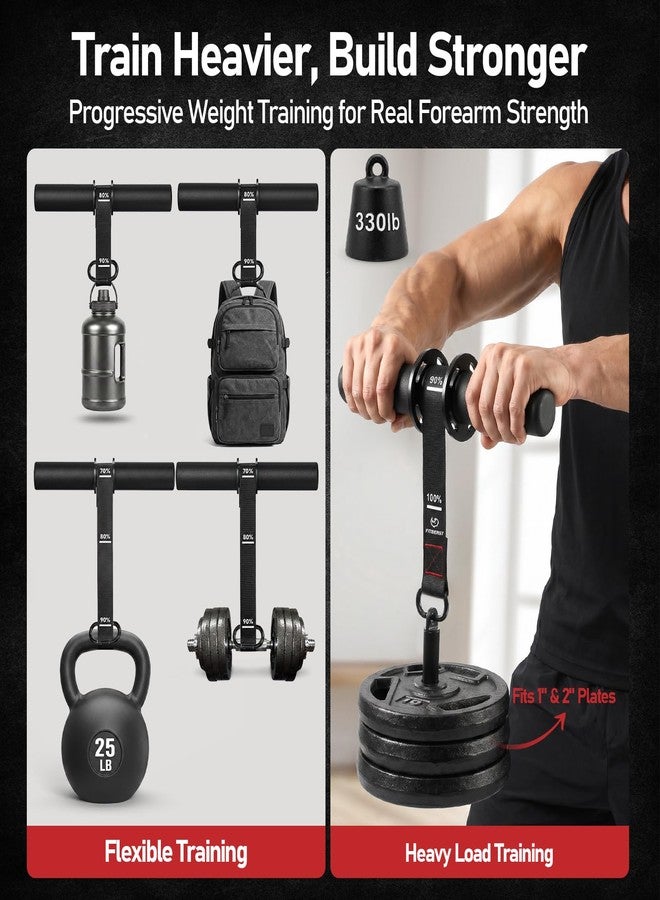 FitBeast Wrist Roller Forearm Strengthener with Grip Trainer & Loading Pin - Image 4