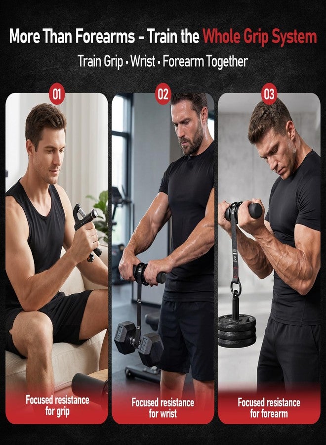 FitBeast Wrist Roller Forearm Strengthener with Grip Trainer & Loading Pin - Image 2