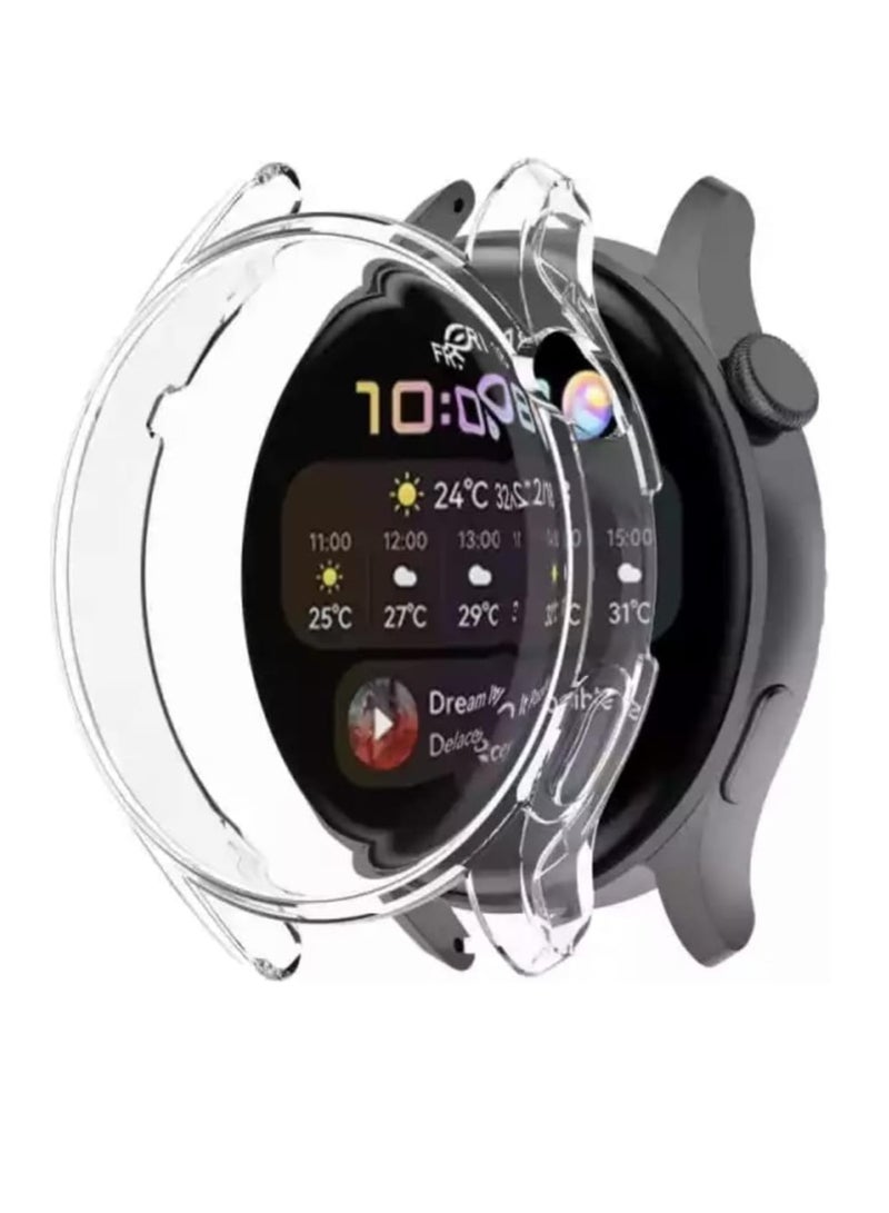 Generic Compatible with Huawei Watch GT/GT2 46mm Watch Case, Soft TPU All-Around Protective Shell Cover, Clear - Image 3