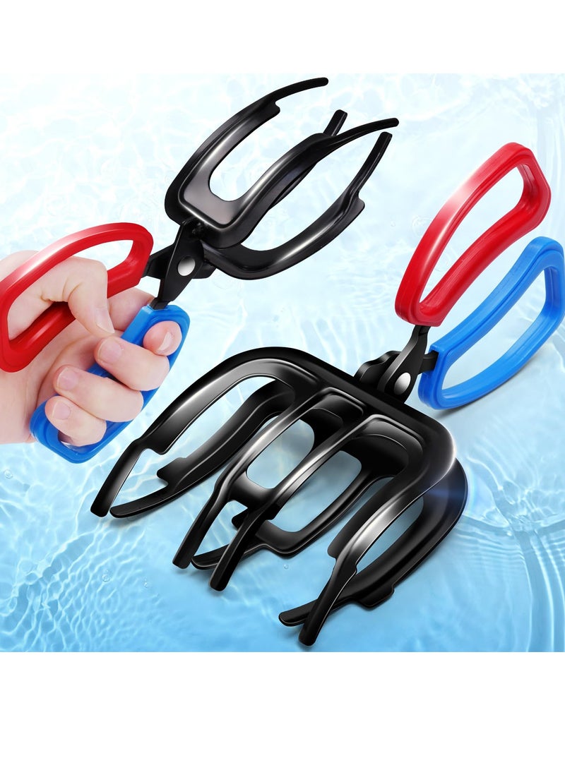 Excefore Fish Gripper Set, 2 Pcs with 2 Claw and 3 Claw Metal Fish Grabbers, Strong Grip, Waterproof Fishing Pliers Gripper Control Clamp, Durable Fish Tool Control Forceps for Fishing - Image 1
