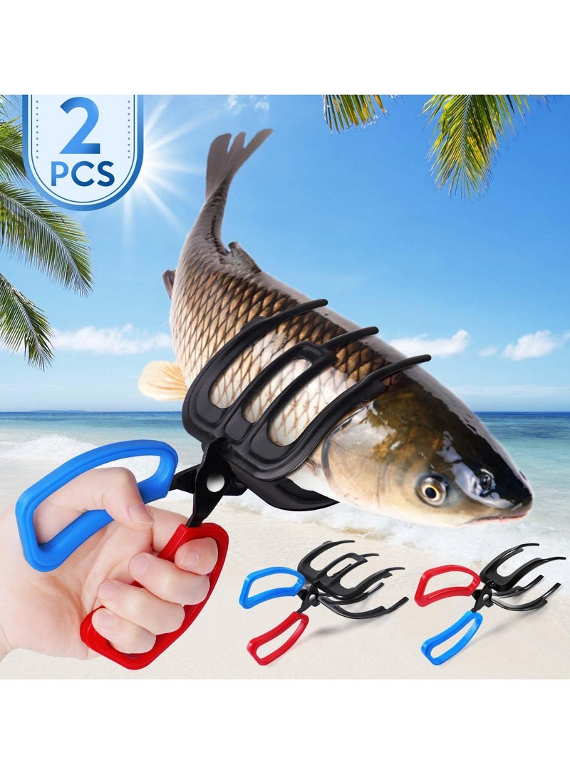 Excefore Fish Gripper Set, 2 Pcs with 2 Claw and 3 Claw Metal Fish Grabbers, Strong Grip, Waterproof Fishing Pliers Gripper Control Clamp, Durable Fish Tool Control Forceps for Fishing - Image 3
