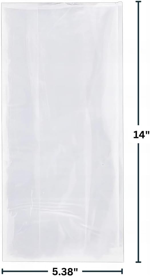 Unique Clear Cellophane Party Favor Plastic Bags  115 x 5 30 Ct  Perfect for Gifts Candy Treats - Image 2