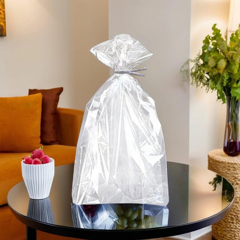 Unique Clear Cellophane Party Favor Plastic Bags  115 x 5 30 Ct  Perfect for Gifts Candy Treats - Image 3