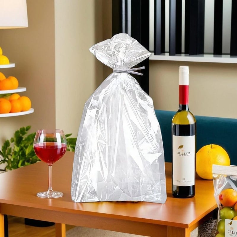 Unique Clear Cellophane Party Favor Plastic Bags  115 x 5 30 Ct  Perfect for Gifts Candy Treats - Image 4