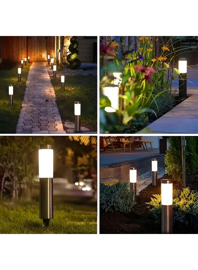 3 قطع أضواء حدائق تعمل بالطاقة الشمسية، ضوء دافئ، ديكورات عيد الميلاد الخارجية - Image 3