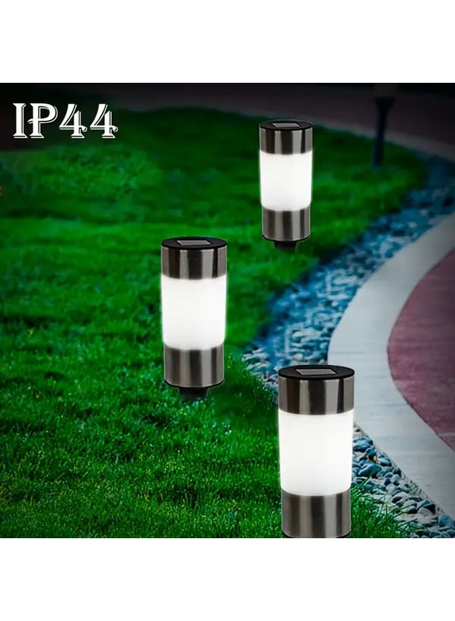 3 قطع أضواء حدائق تعمل بالطاقة الشمسية، ضوء دافئ، ديكورات عيد الميلاد الخارجية - Image 5