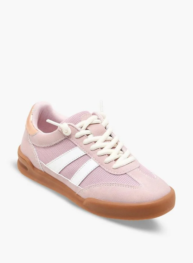 ليتل ميسي Girls Lace-Up Ankle Sneakers