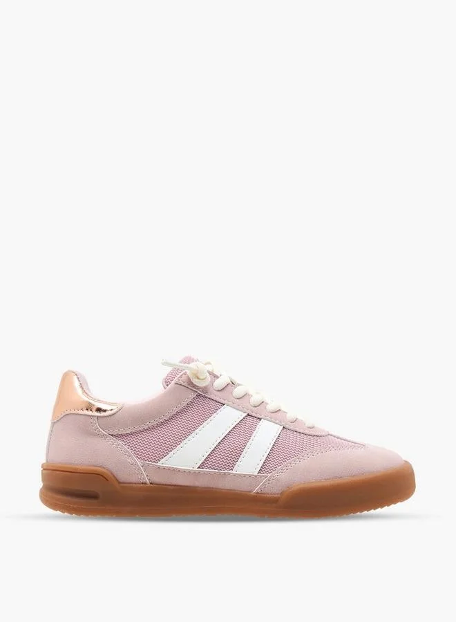 ليتل ميسي Girls Lace-Up Ankle Sneakers