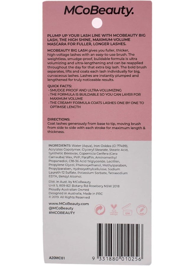 MCoBeauty ماسكارا MCoBeauty BigLash للحجم الأقصى - أسود - Image 2