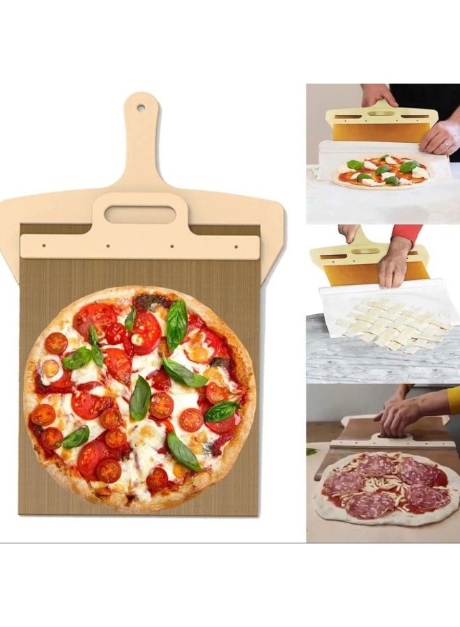 European And American New Pizza Storage Board Sliding Pizza Peel Baking Utensils Sliding Pizza Shovel-Dimensions:Boxed - Image 3