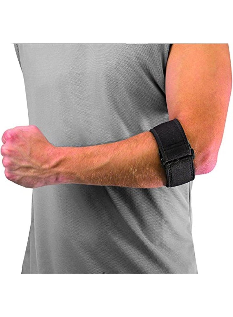 Mueller Sports Elbow Support Tennis Elbow Pad Gel Pad One Size - Image 3