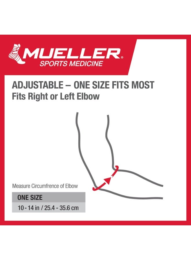 Mueller Sports Elbow Support Tennis Elbow Pad Gel Pad One Size - Image 4