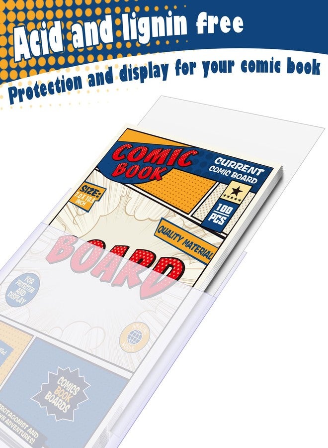 Leffis 200 Count Comic Book Current Size Bags and Boards Transparent Acid-Free and Reusable Comic Book Sleeves for Regular Comics (Bags and Boards X 200PCS) - Image 3