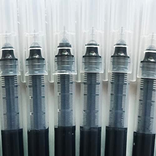 sencoo 10 pack Black Extra Fine Point Pens Liquid Ink Pen Rolling Roller ball Quick-drying Ink for Home Office School Students Pens - Image 2