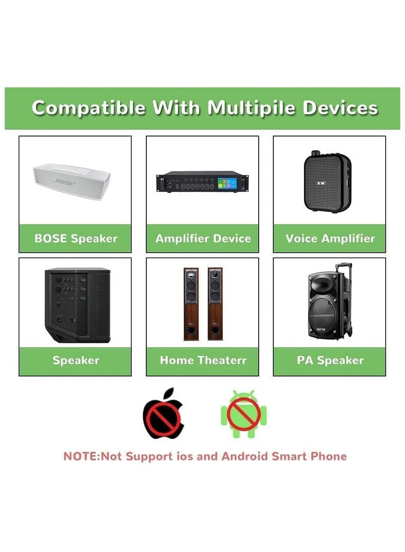 general Wireless Microphone Headset, UHF Wireless Mic Headset and Handheld 2 in 1, 165 ft Range for Voice Amplifier, Stage Speakers Teacher Tour Guides Fitness Instructor - Image 5