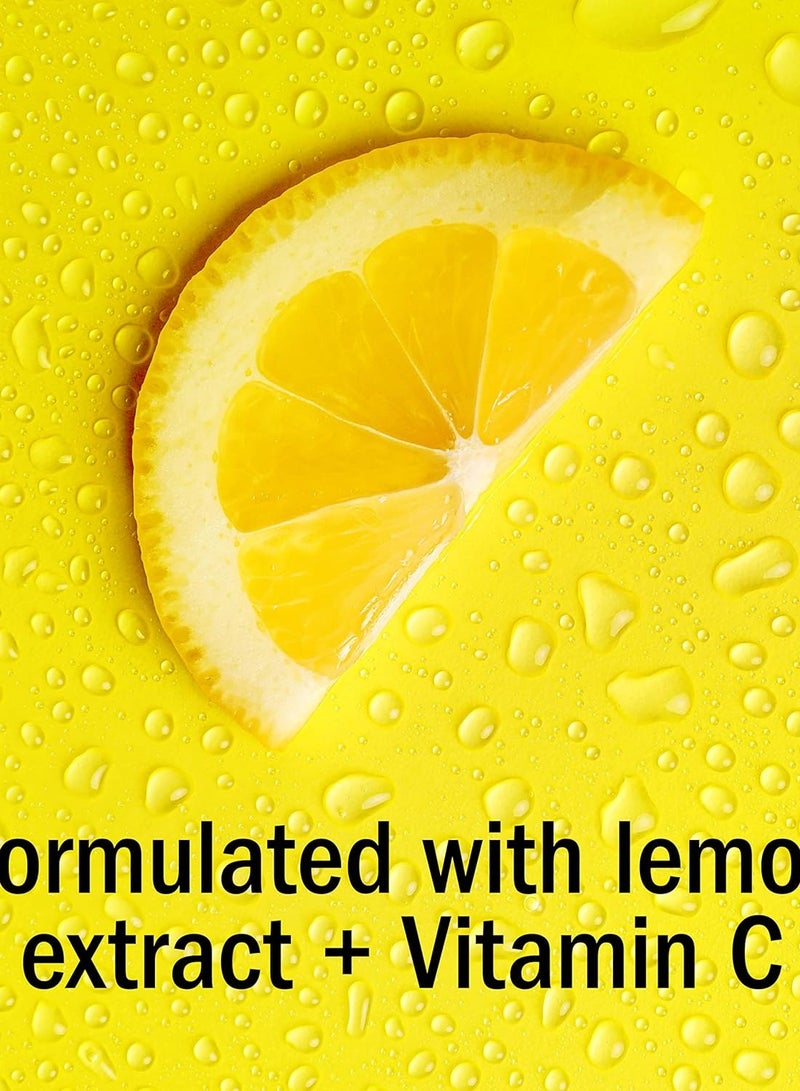 Clean & Clear Lemon Zesty Brightening Facial Scrub, Vitamin C, Lemon Extract & Gentle Micro-Scrubbies to Buff & Brighten Skin & Reduce Shine, Oil-Free Daily Face Cleansing Scrub, 4.2 Oz - Image 2