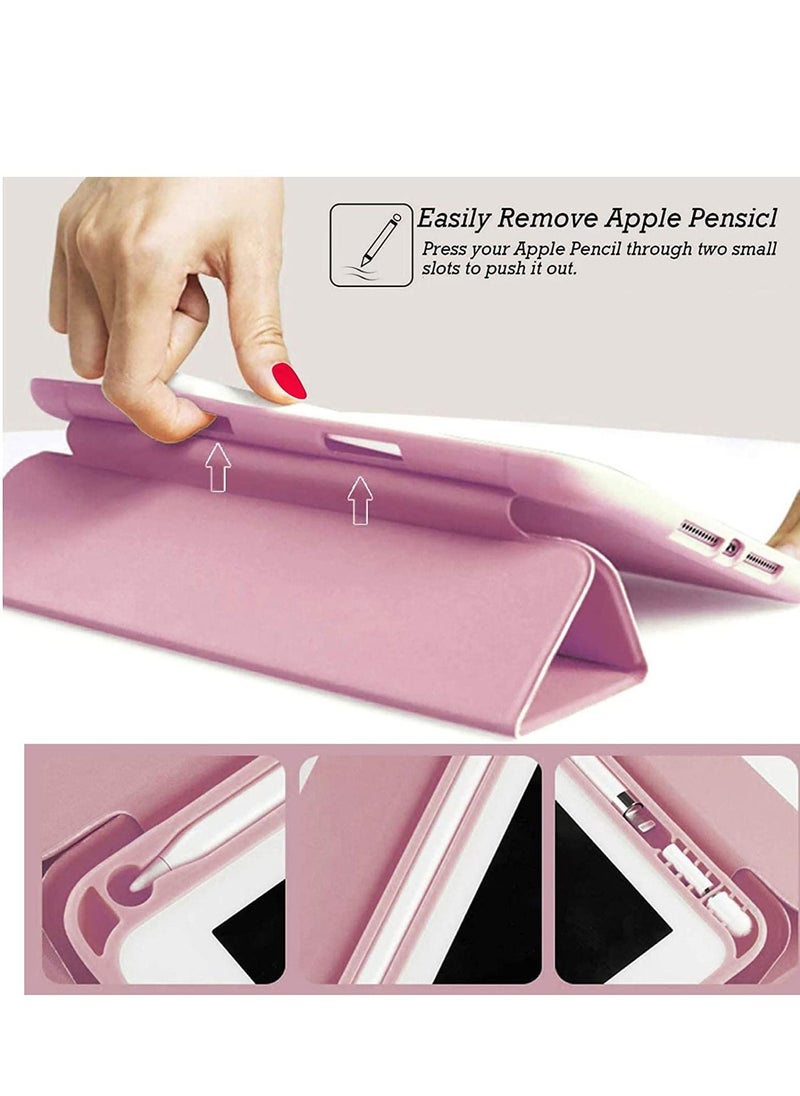 Case for New iPad Air 5th Generation (2022)/iPad Air 4th Generation (2020) 10.9 Inch, with Screen Protector and Auto Wake/Sleep Cover, Pink - Image 5