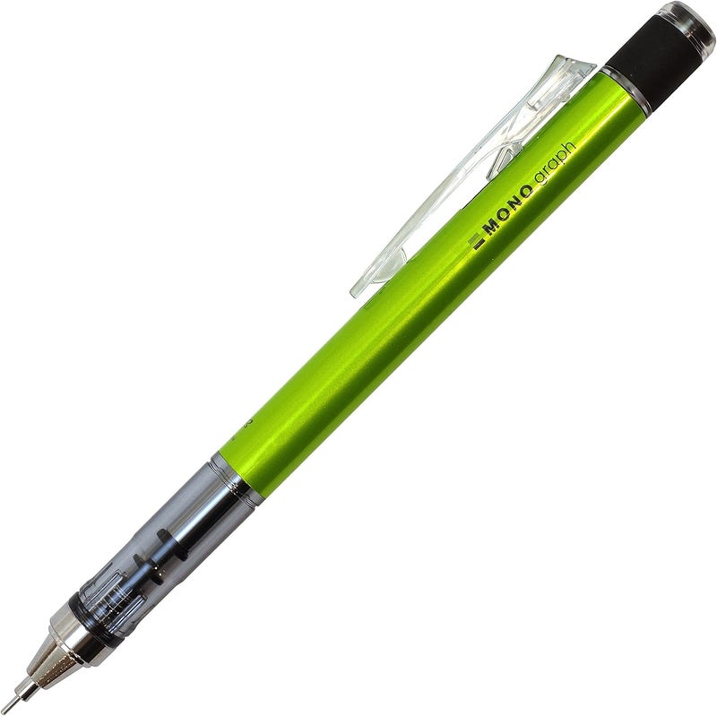Tombow Tombow Mono Graph Shaker Mechanical Pencil 05mm Lime Green Body R3 SHMG51 - Image 1