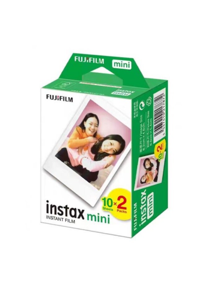 20-Piece Instax Mini Photo Paper White - Image 1