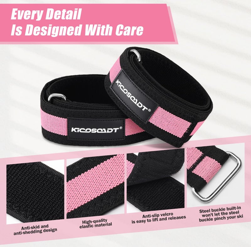 KICOSOADT Booty Bands for Women Glutes & Hip Building,BFR Bundle Booty Bands,Blood Flow Restriction Bands,Glute Bands-Best Fabric Resistance Bands for Exercising Your Butt, Squat, Thigh, Fitness - Image 4