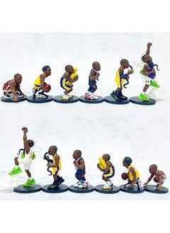 General NBA star Kobe · Bryant hand-made basketball model doll decoration toy, basketball star action figure, Kobe · Bryant's home souvenir decoration (6 pieces)  - Image 3