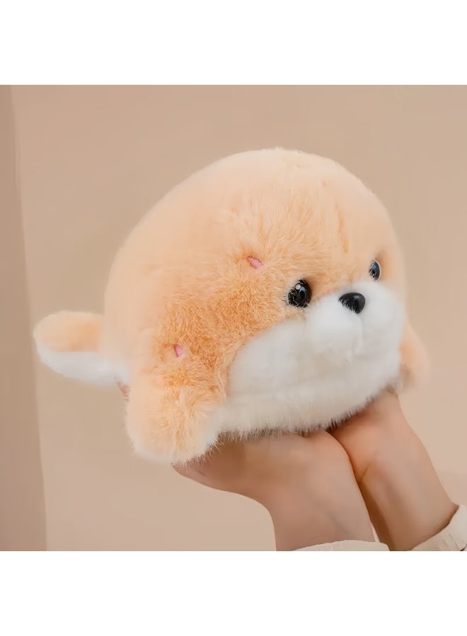 26cm seal doll plush toy, children's toys, sleeping dolls, marine animal dolls, home decoration ornaments, birthday gifts, contains plastic particles, skin-friendly and soft - Image 1